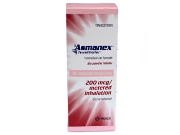 Asmanex Twisthaler 100 mcg inhalation