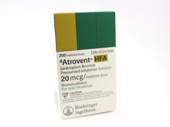 Atrovent inhaler for child
