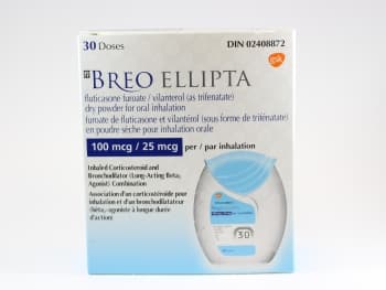 Breo Ellipta 100 mcg/25 mcg/30 dose from GSK by Canadian Pharmacy World Buy Breo Ellipta Canada