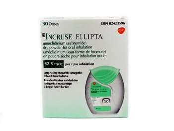 Incruse Ellipta inhaler