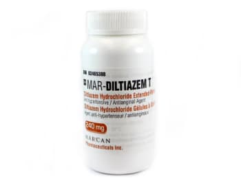Diltazem 240 mg extended release