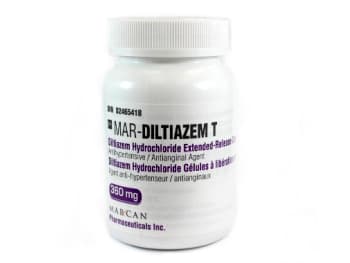 Diltiazem 360 mg by Marcan