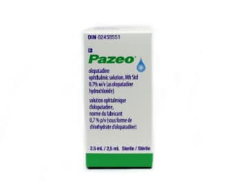 pazeo ophthalmic solution 