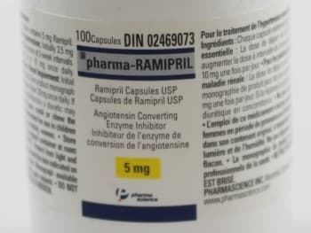 Pharma Science Ramipril 5 mg from Canada