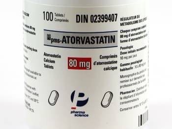 Generic Lipitor by PharmaScience in Canada