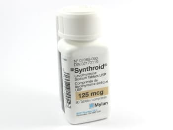 Synthroid 125 mcg by Mylan