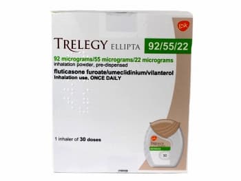 Trelegy Ellipta 92 mcg from UK