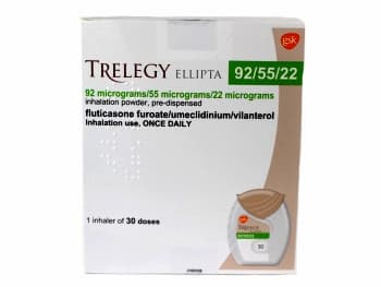 Trelegy Ellipta 92 mcg from UK